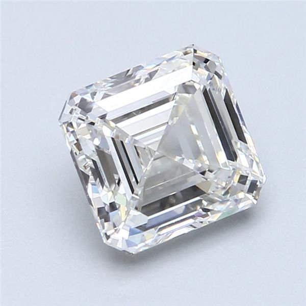 3.01ct I VS2 Rare Carat Ideal Cut Asscher Diamond