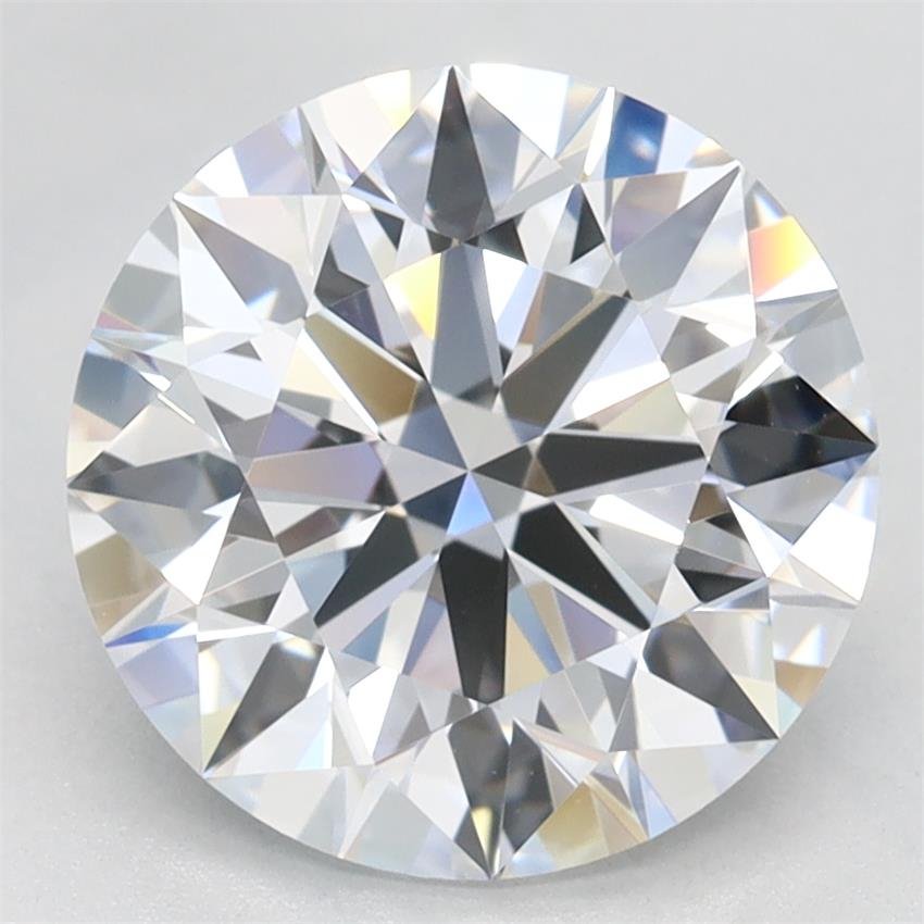 2.82ct D VVS2 Rare Carat Ideal Cut Round Lab Grown Diamond