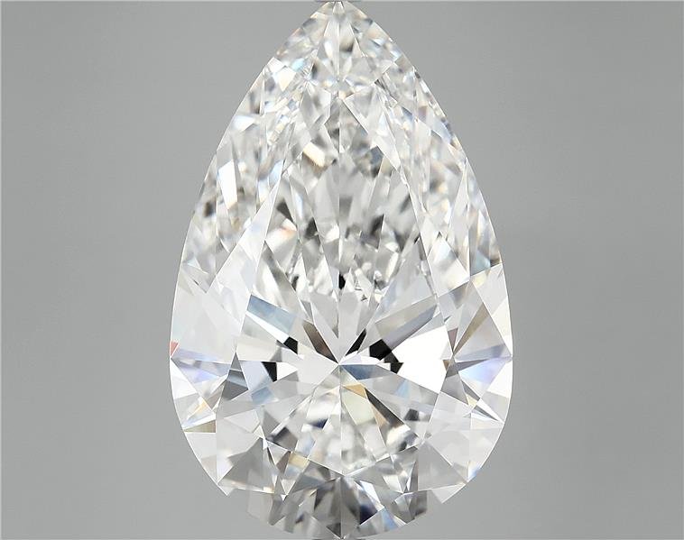 10.98ct F VVS2 Rare Carat Ideal Cut Pear Lab Grown Diamond