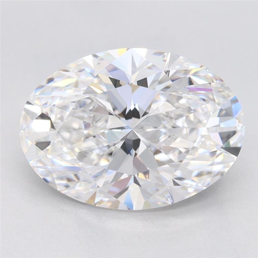3.22ct D VVS2 Very Good Cut Oval Lab Grown Diamond