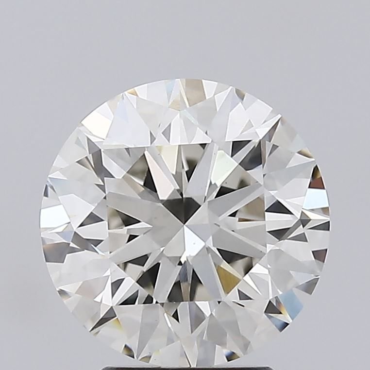 3.09ct I VS1 Rare Carat Ideal Cut Round Lab Grown Diamond