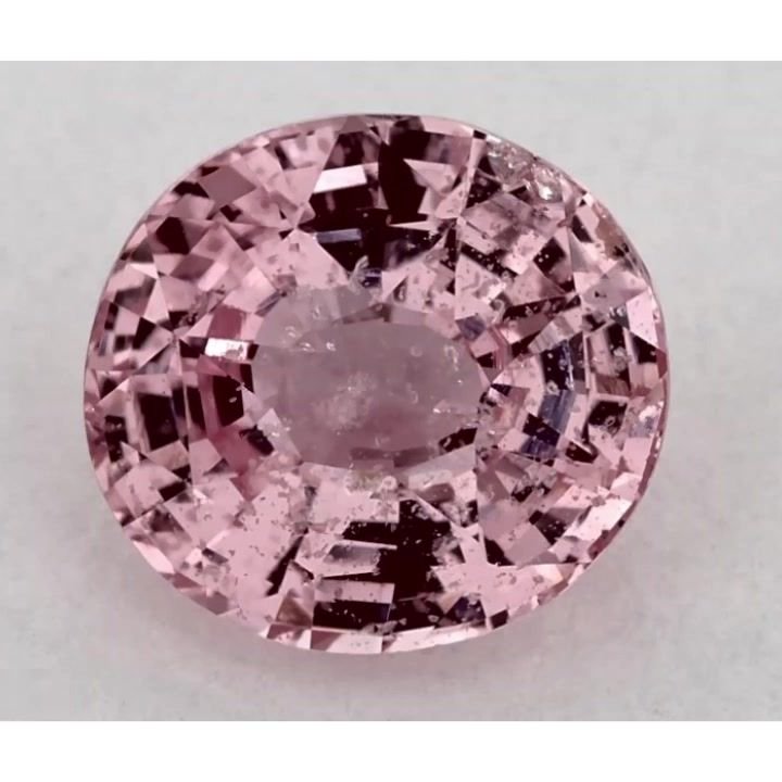 3.57 Carat Pink Oval Sapphire