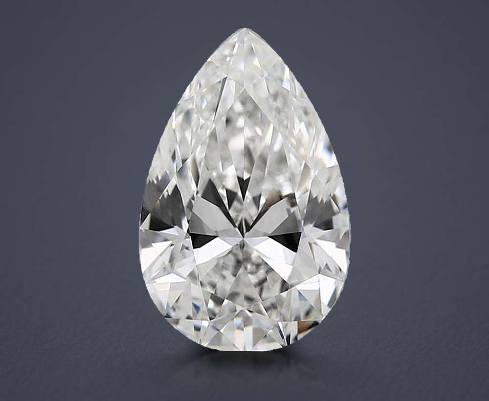 2.50 Carat Pear Lab Diamond