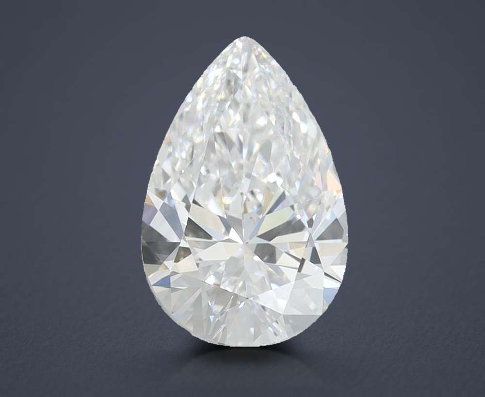 1.66 Carat Pear Lab Diamond