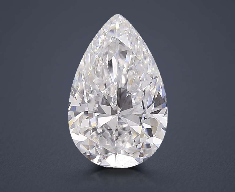 0.74 Carat Pear Lab Diamond