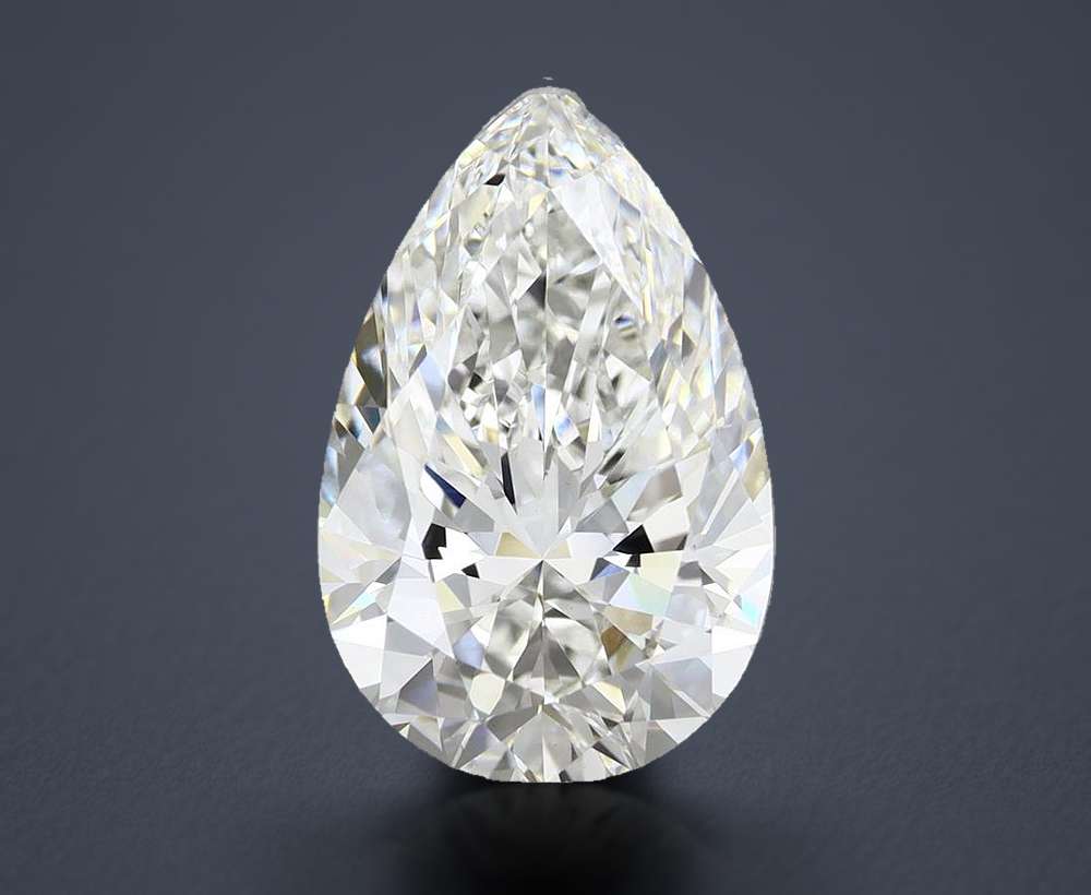 4.97 Carat Pear Lab Diamond