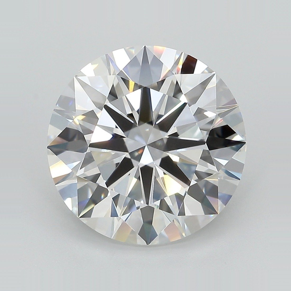 6.88ct E VVS2 Rare Carat Ideal Cut Round Lab Grown Diamond