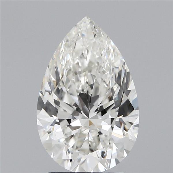 2.15ct H VS1 Rare Carat Ideal Cut Pear Lab Grown Diamond