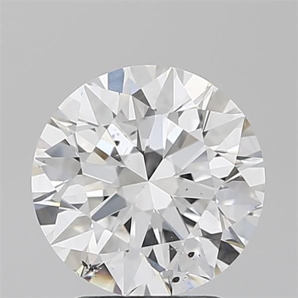 2.52ct E SI1 Rare Carat Ideal Cut Round Diamond