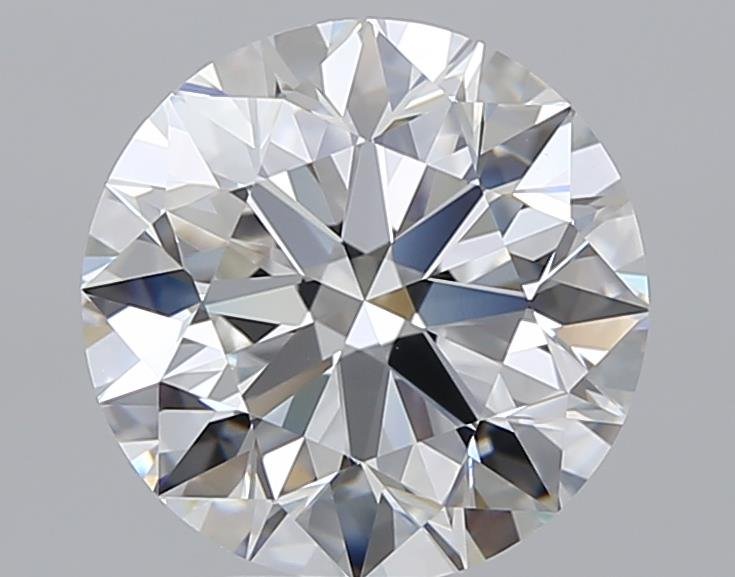 4.01ct E VVS2 Excellent Cut Round Diamond