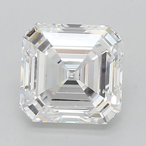 2.50ct D VVS1 Very Good Cut Asscher Lab Grown Diamond