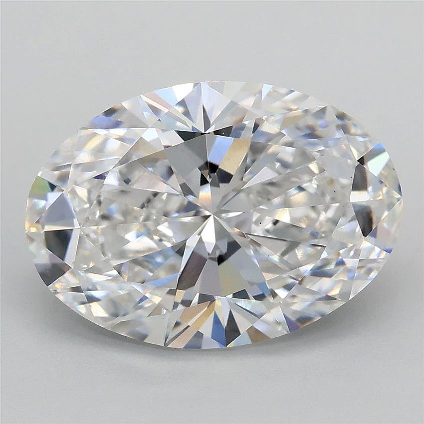 3.57ct D VS1 Rare Carat Ideal Cut Oval Lab Grown Diamond