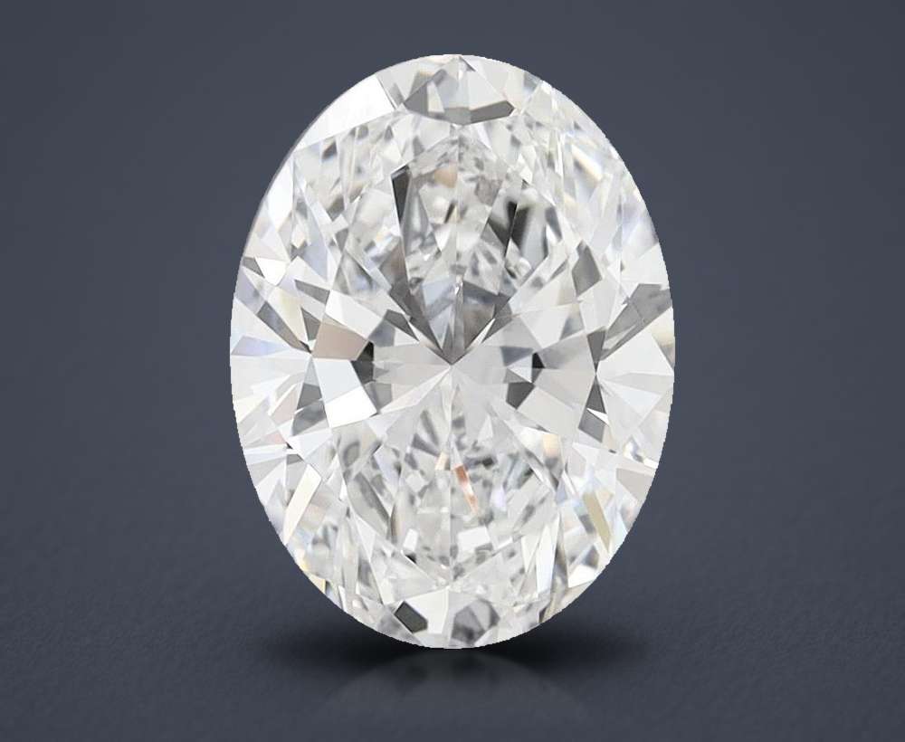 3.42 Carat Oval Lab Diamond