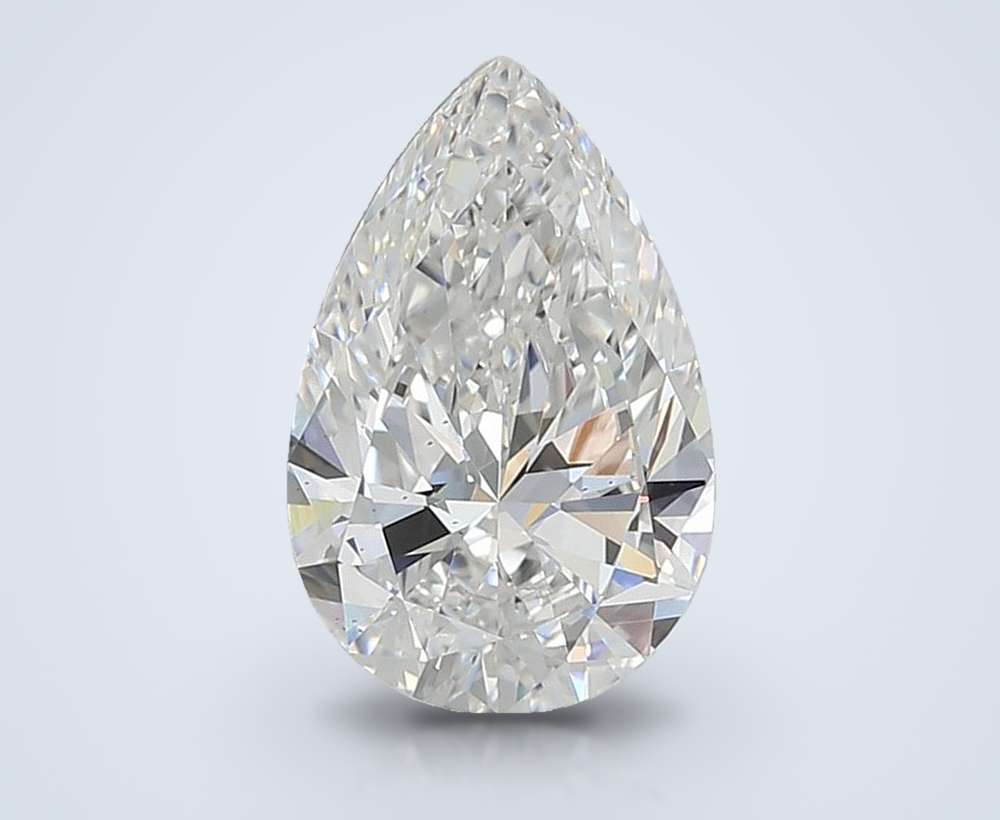 2.00 Carat Pear Lab Diamond