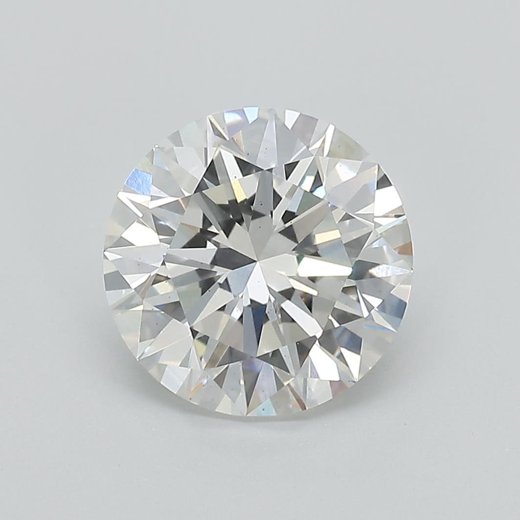 2.67ct F VS2 Rare Carat Ideal Cut Round Lab Grown Diamond