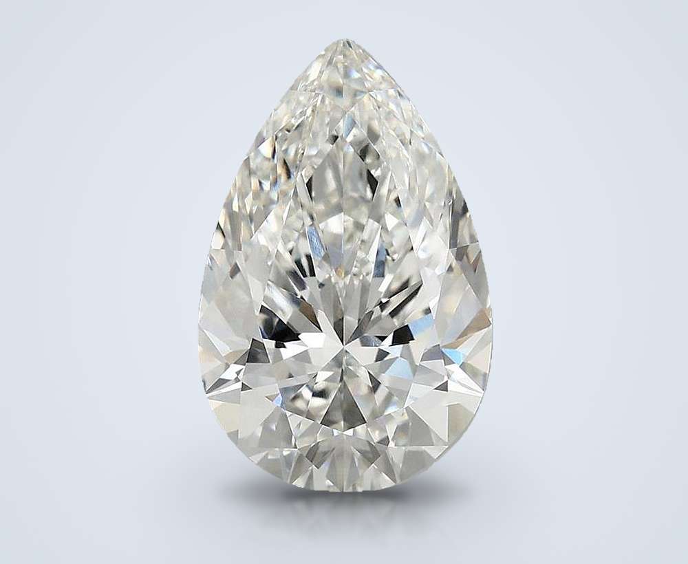 4.06 Carat Pear Lab Diamond