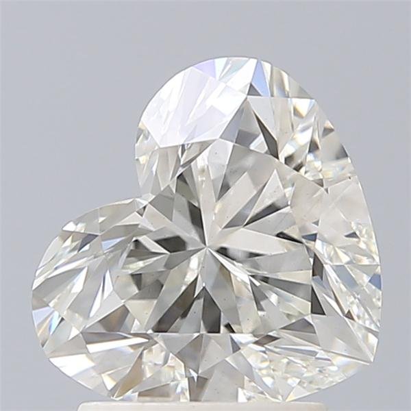 2.18ct H VS2 Rare Carat Ideal Cut Heart Lab Grown Diamond