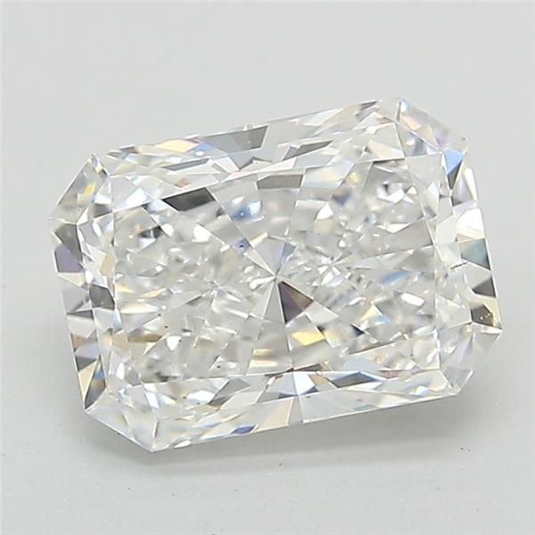 2.06ct E VS2 Rare Carat Ideal Cut Radiant Lab Grown Diamond