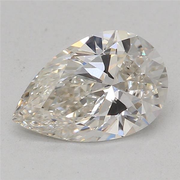 0.77ct H VS1 Rare Carat Ideal Cut Pear Lab Grown Diamond