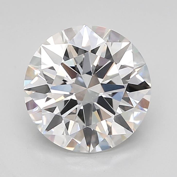 2.50ct D VS1 Rare Carat Ideal Cut Round Lab Grown Diamond
