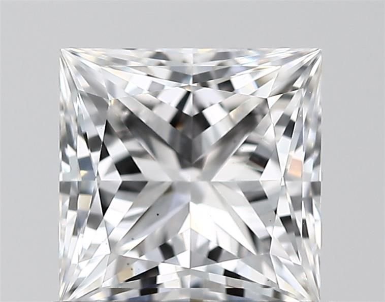 0.83ct E VS1 Rare Carat Ideal Cut Princess Lab Grown Diamond