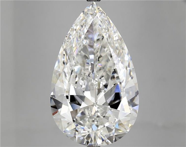 10.38ct E VVS2 Very Good Cut Pear Lab Grown Diamond