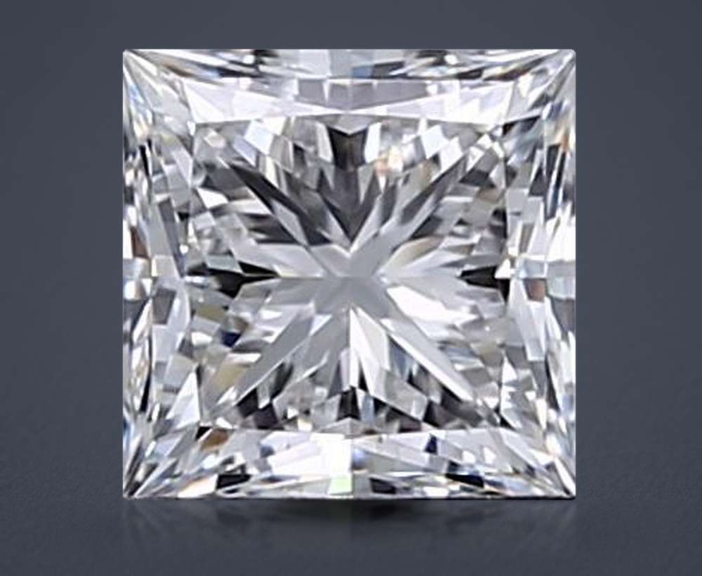 0.54 Carat Princess Lab Diamond