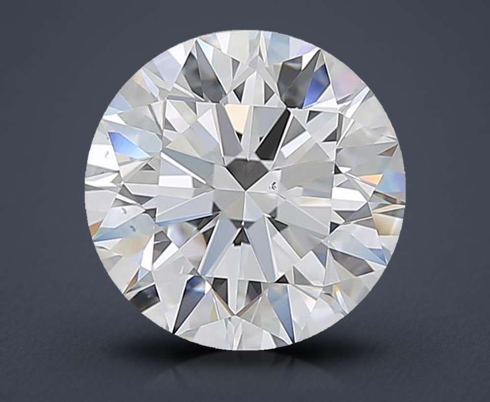 3.33 Carat Round Natural Diamond