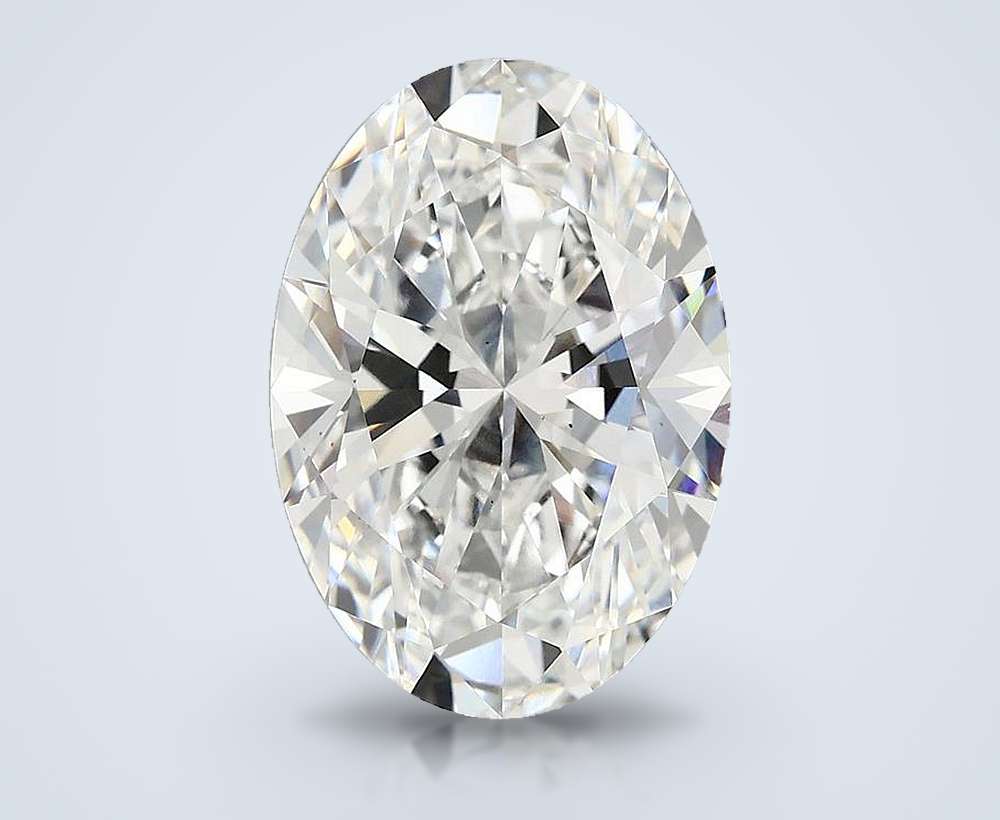 6.10 Carat Oval Lab Diamond
