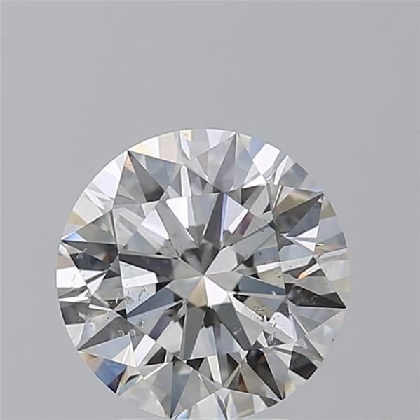 3.01ct H SI2 Rare Carat Ideal Cut Round Diamond