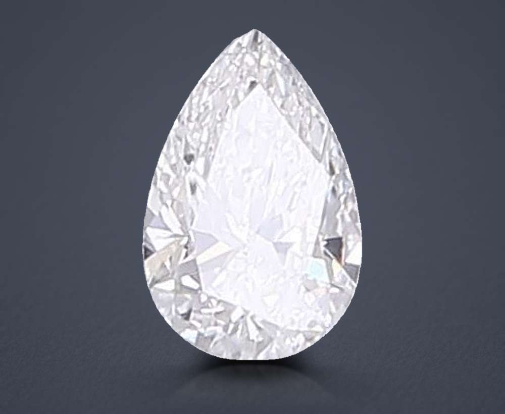 0.27 Carat Pear Lab Diamond