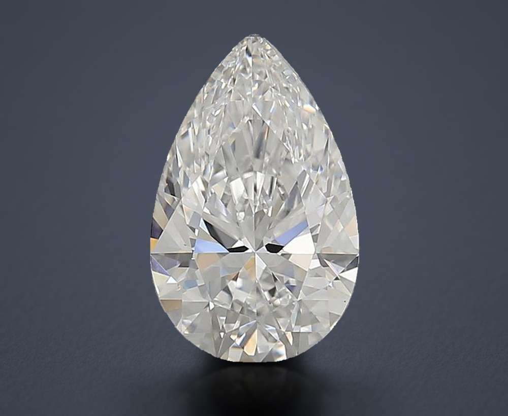 2.00 Carat Pear Lab Diamond