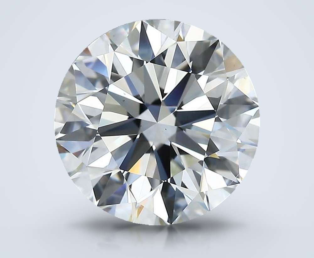 4.01 Carat Round Natural Diamond