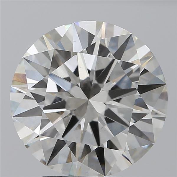 3.01ct H VS2 Excellent Cut Round Lab Grown Diamond