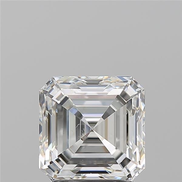 2.03ct H SI1 Rare Carat Ideal Cut Asscher Diamond