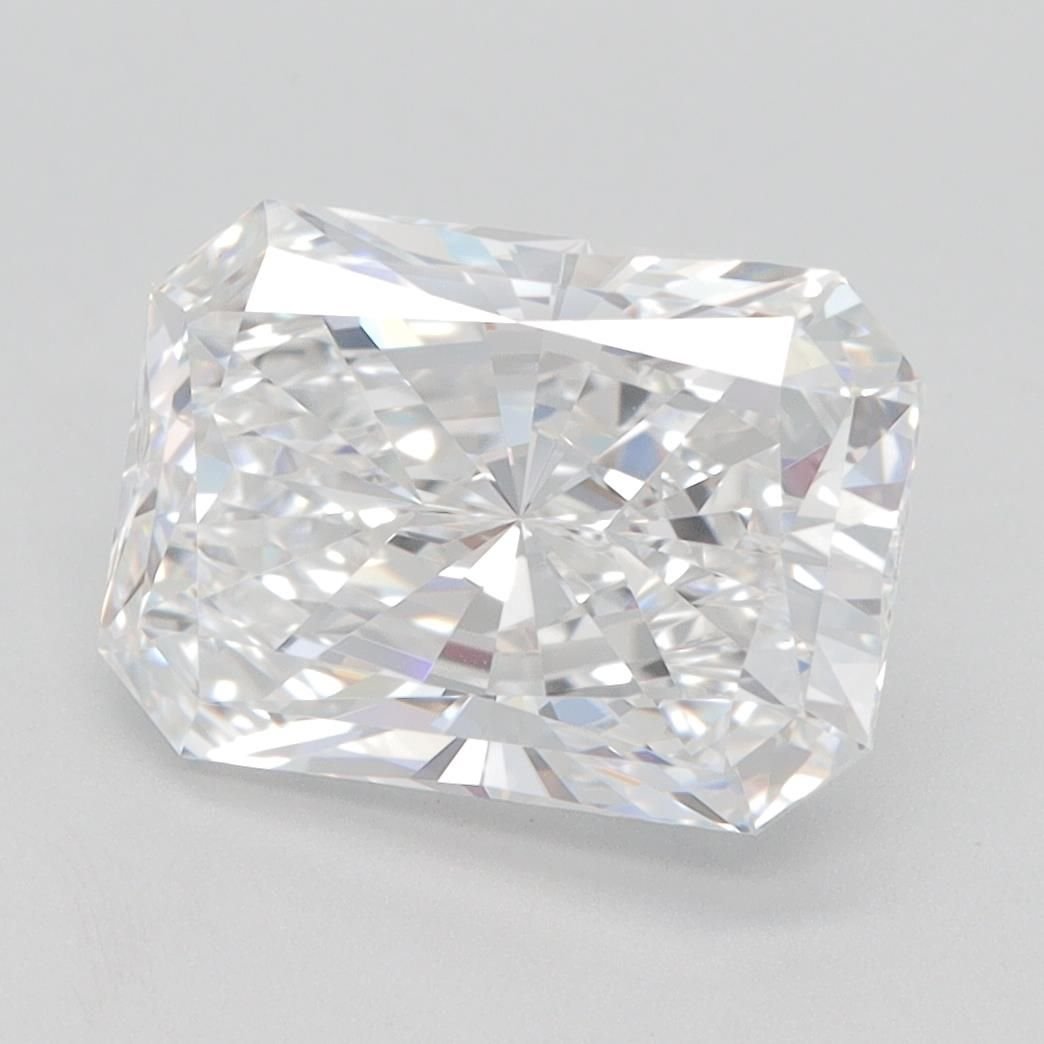 3.26ct D VVS2 Rare Carat Ideal Cut Radiant Lab Grown Diamond