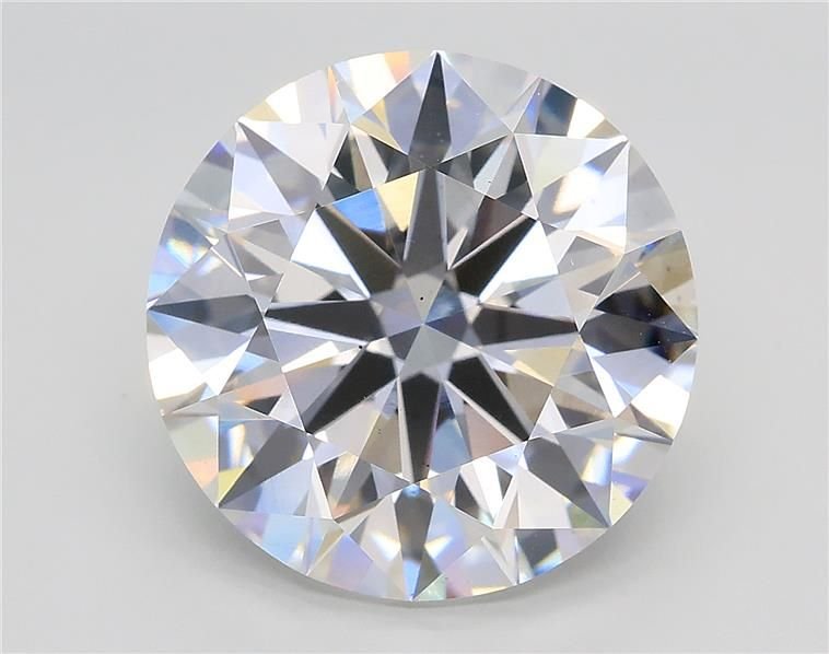 7.07ct F VS2 Rare Carat Ideal Cut Round Lab Grown Diamond