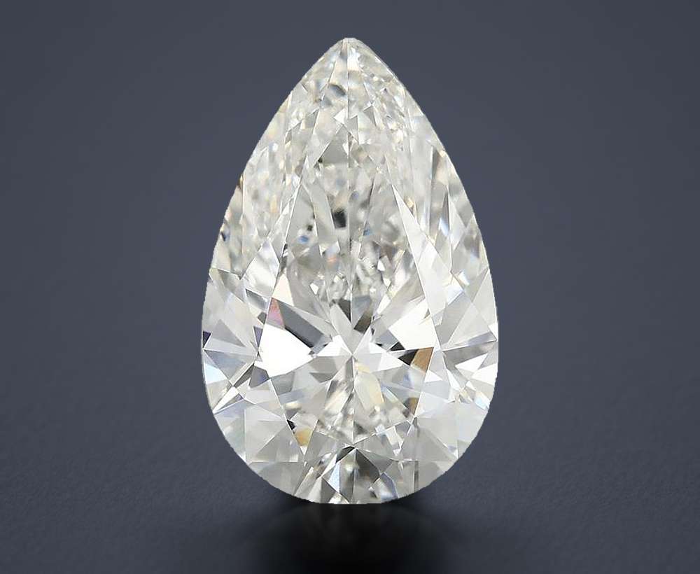 6.10 Carat Pear Lab Diamond