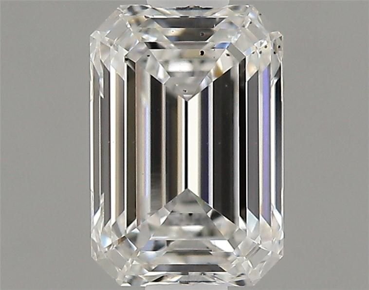 0.89ct F VS2 Rare Carat Ideal Cut Emerald Lab Grown Diamond