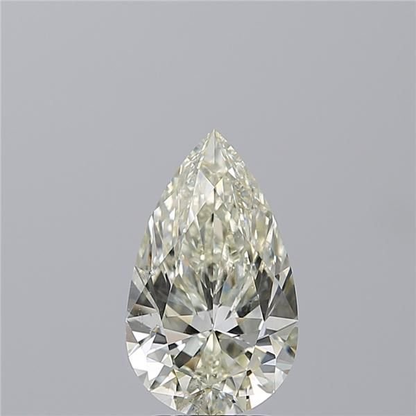 3.01ct J SI1 Rare Carat Ideal Cut Pear Diamond