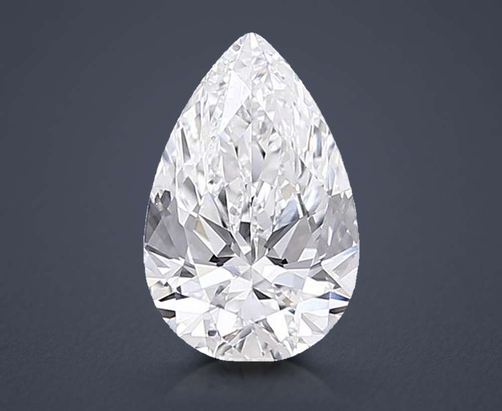 1.44 Carat Pear Lab Diamond