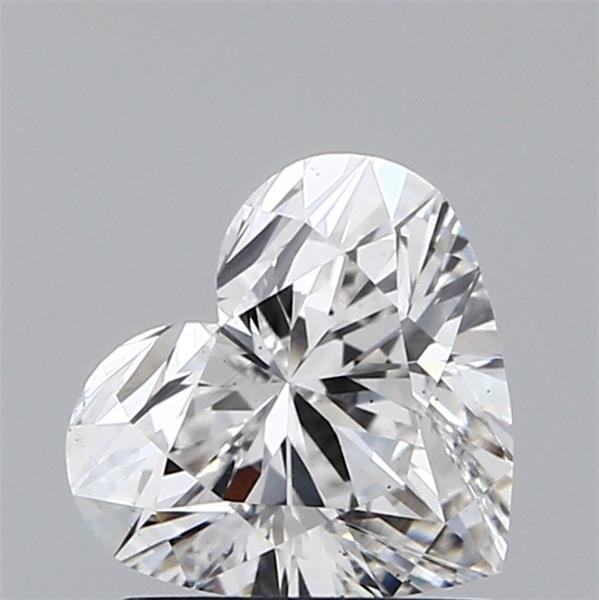 1.35ct F VS2 Rare Carat Ideal Cut Heart Lab Grown Diamond