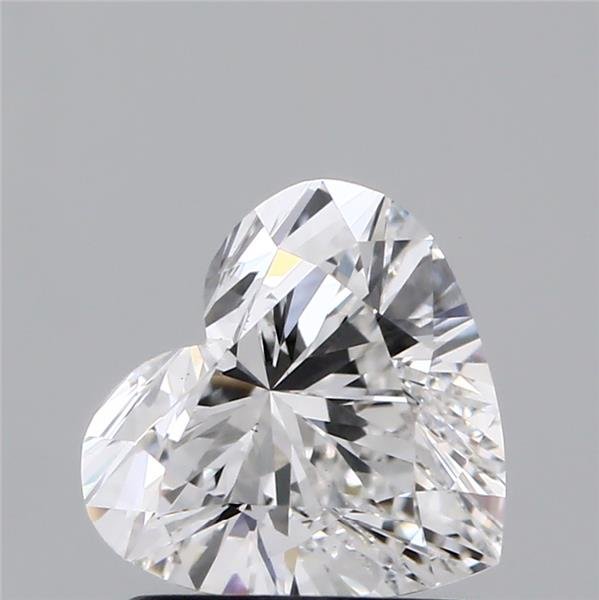 1.28ct E VS1 Rare Carat Ideal Cut Heart Lab Grown Diamond