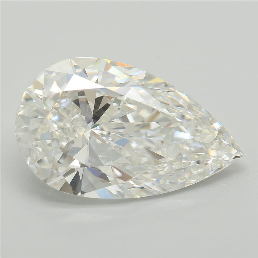 5.53ct F VVS2 Rare Carat Ideal Cut Pear Lab Grown Diamond