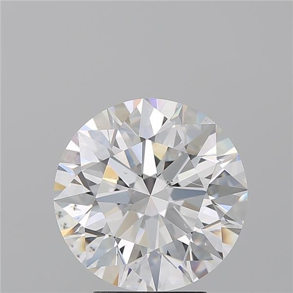 4.01ct F SI1 Rare Carat Ideal Cut Round Diamond