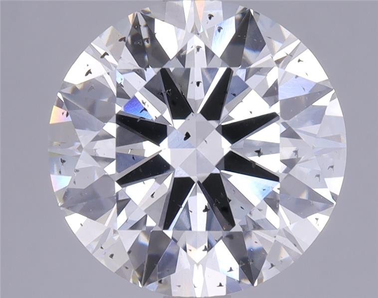 3.78ct F SI2 Rare Carat Ideal Cut Round Lab Grown Diamond