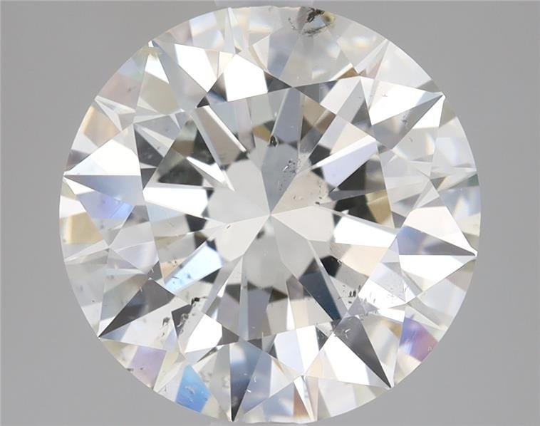 2.76ct I SI2 Rare Carat Ideal Cut Round Diamond