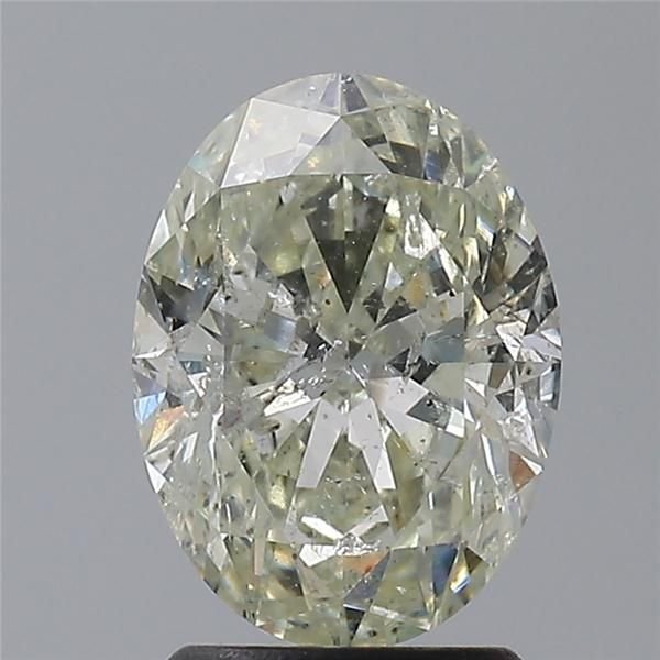 2.03ct J SI2 Rare Carat Ideal Cut Oval Diamond