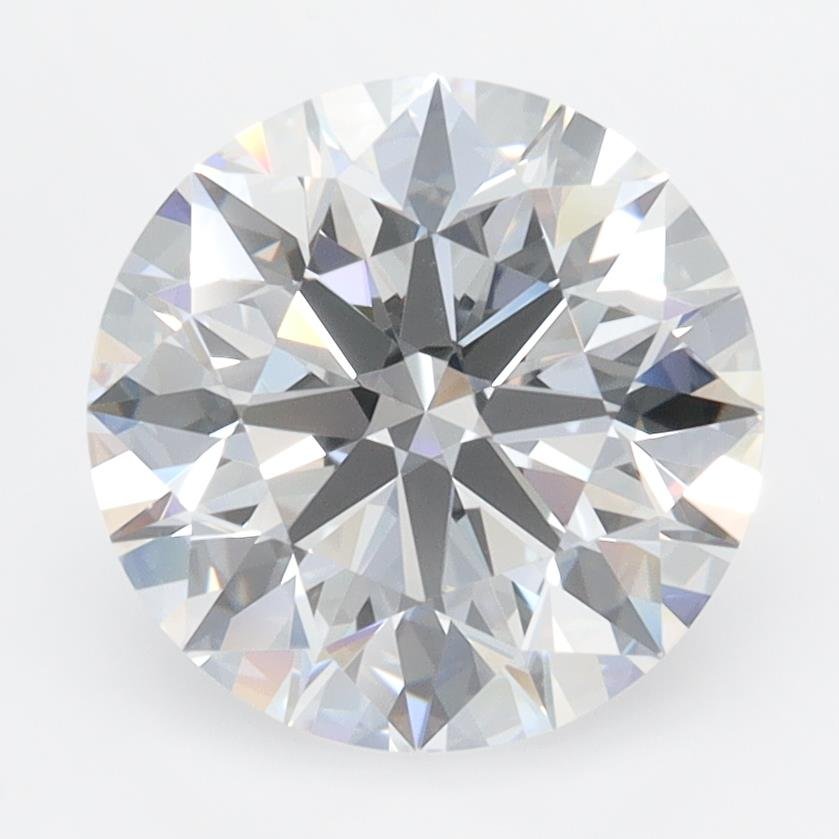 3.07ct D IF Rare Carat Ideal Cut Round Lab Grown Diamond