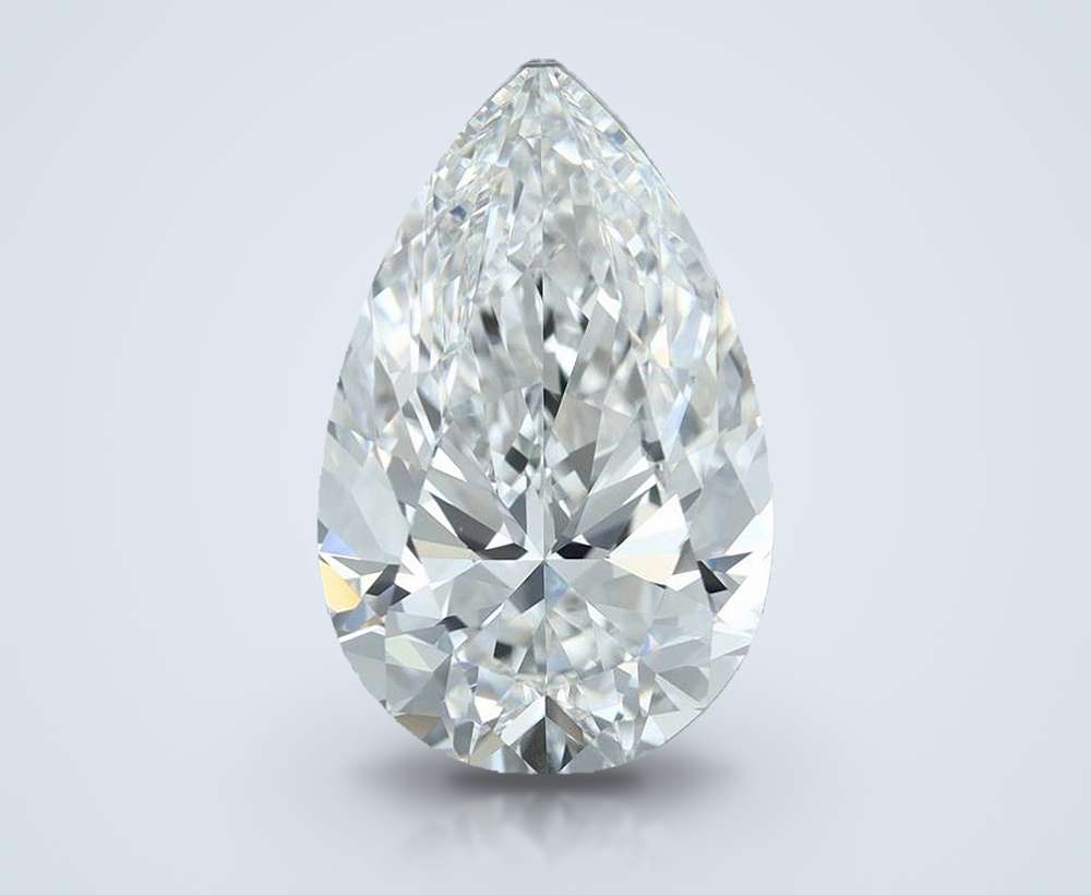 5.01 Carat Pear Natural Diamond